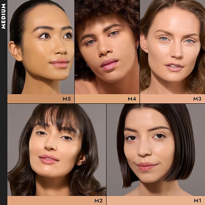 COVER FX Complete Coverage Kit: Total Cover Cream Foundation - Shade M3 + Custom Cover Blending Brush