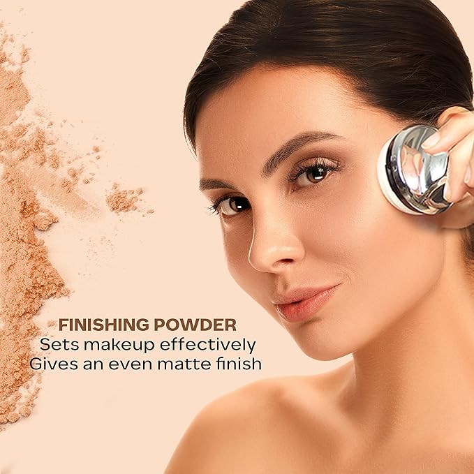 Faces Canada Mineral Loose Powder,Smooth Matte Finish, Flawless Look, Absorbs Oil And Sweat, Soft Glow, Sand Beige, 7 gms