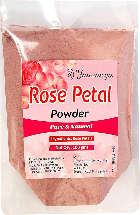 Yauvanya Pure Rose Petal Powder - 100gms
