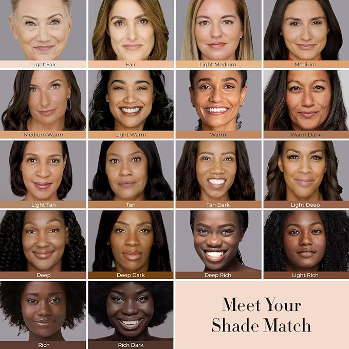 LUMINESS Silk Airbrush Spray Foundation - Full Coverage Foundation - Formula Hydrates & Moisturizes with Hyaluronic Acid, Aloe Vera & Hydrolyzed Silk (Shade - Rich Dark)