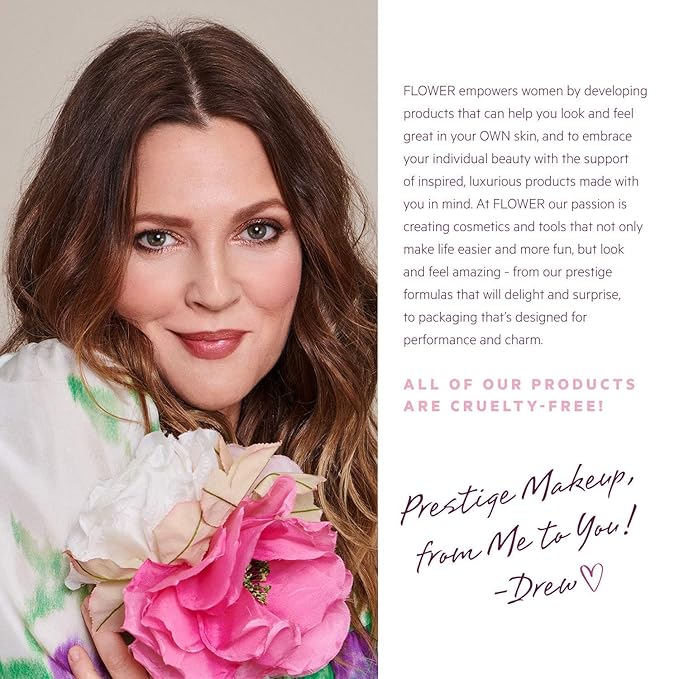 FLOWER BEAUTY By Drew Barrymore Bitten Lip Stain - Long-Lasting Color - Hydrating + Water-Based Formula - Gel-Like Texture - (Saucy)