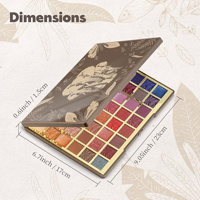 Color Nymph 48 Colors Face Makeup Palette, Eye shadow Palette Popular Color Makeup Blending Palettes For Eyes Face Pigmented Eyeshadow Set Matte/Glitter/Shimmer Eyeshadow Pallets