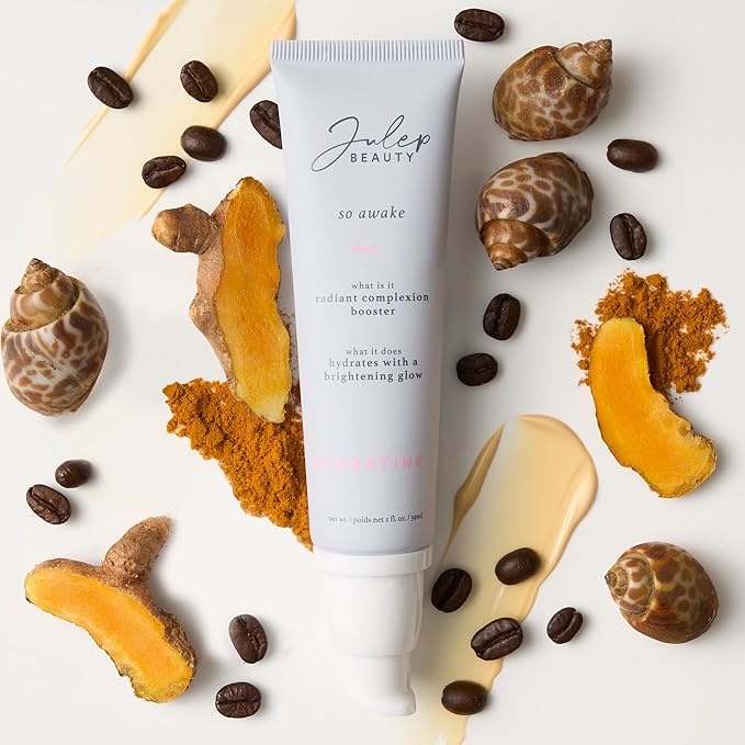 Julep Full Face Radiance Set | So Awake Complexion Booster Daily Moisturizer + Skin Perfecting Cushion Complexion Concealer + Foundation - 210 Medium