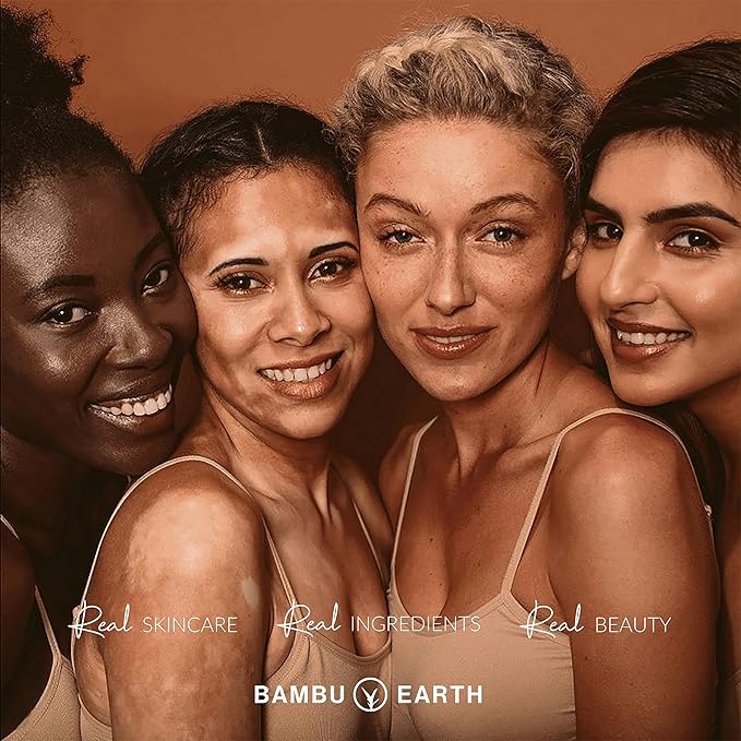 BambuEarth Gentle Oil Cleanser and Makeup Remover - Organic Ingredients & EWG Certified - Daily Face Cleanser for All Skin Types. Cleansing Oil for Removing Dirt - Vegan Skincare (1.8 oz)