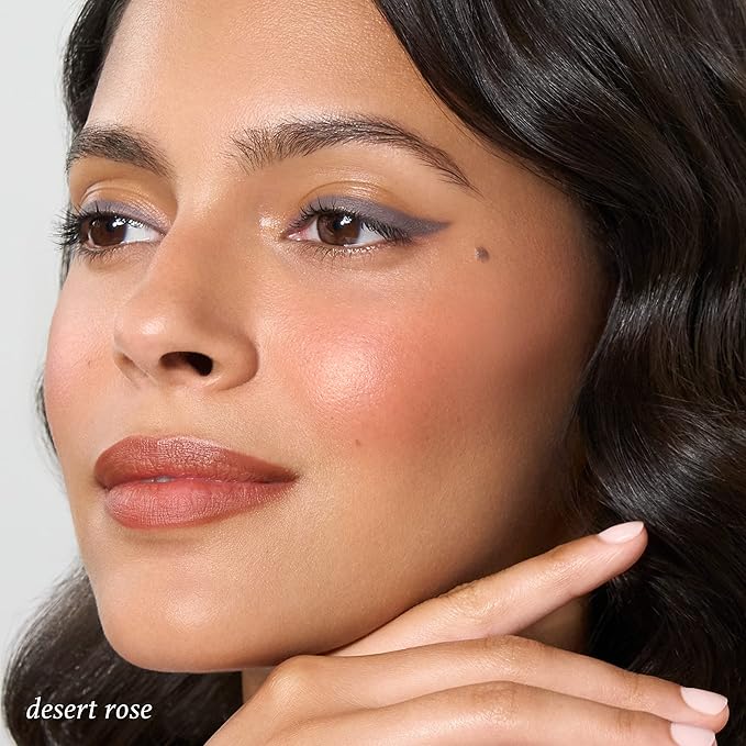 Skip The Brush Contour Duo - Cream to Powder Multi-Purpose Makeup Sticks - Pigmented, Buildable Color for Eyes, Cheeks, and Lips - Desert Rose + In Paradise