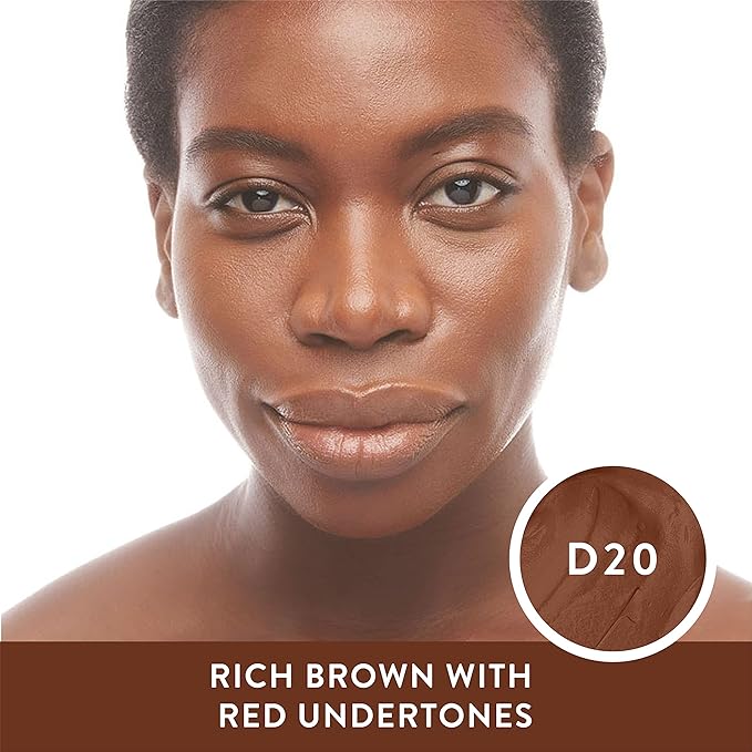 Mented Cosmetics Full-Time Eye Brightening Concealer, Under Eyes Make Up Corrector, Blemishes & Contour, Clock In + Stick Foundation Make Up, Concealer & Contour Stick for Black Women Makeup, D20