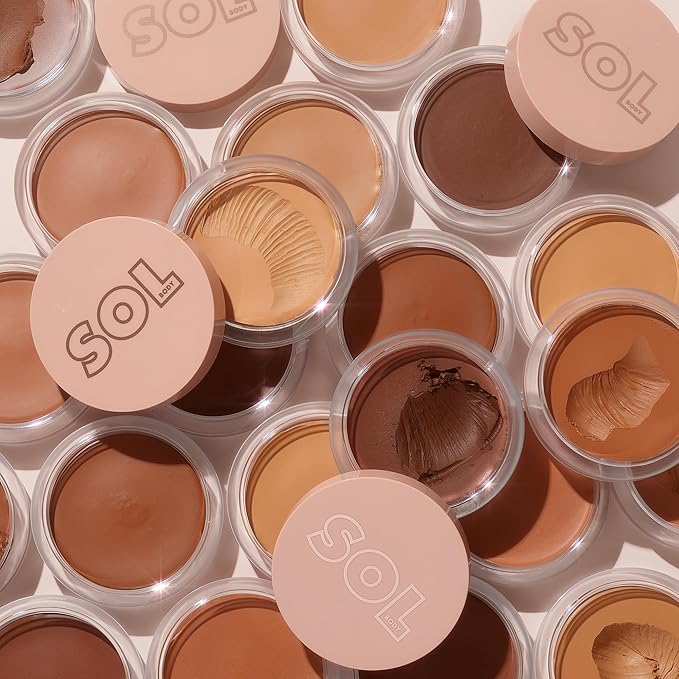 ColourPop SOL Face & Body Bronzing Balm Makeup Bronzer - Vegan, Cream Bronzer for a Natural Glow, Blurring Finish & Buildable Coverage - Glowy Summer Makeup - Deep (1.1 oz)