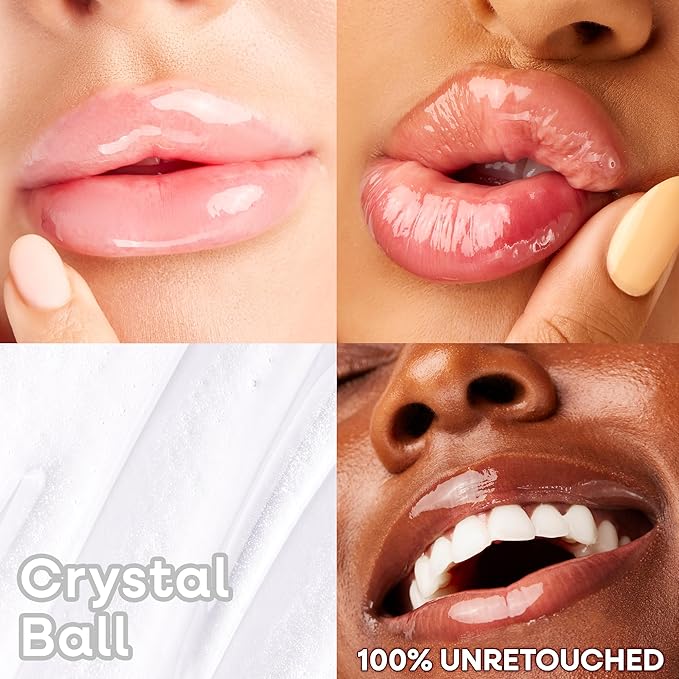 wet n wild Lip Oil - Lightweight, Non-Sticky, Hydrating & Nourishing Formula with 7 Conditioning Oils, Vegan & Cruelty-Free - Crystal Ball