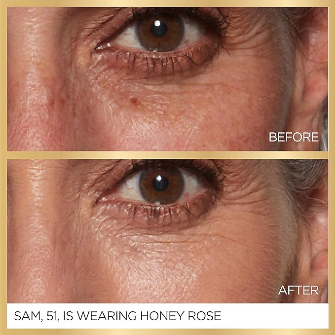 L'Oreal Paris Age Perfect Radiant Serum Foundation with SPF 50, Sienna, 1 Ounce (Pack of 2)