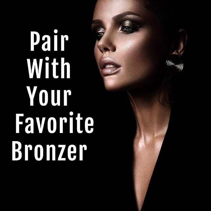 Organic Highlighter Shimmer Makeup, 100% Natural Pressed Powder, Made in USA, Diamond Dust