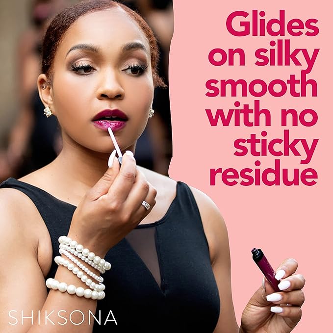 High Shine Lip Gloss | Hydrating, Vegan, High Pigment, Non-Sticky Lipgloss in a Timeless, Universal Color | Sexy Self-Starter (Candy Apple Red)