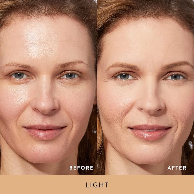 LAURA GELLER NEW YORK Redness Care Kit: Double Take Liquid Foundation, Light + Ideal Fix Concealer, Light + Baked Blurring and Setting Powder, Light/Medium