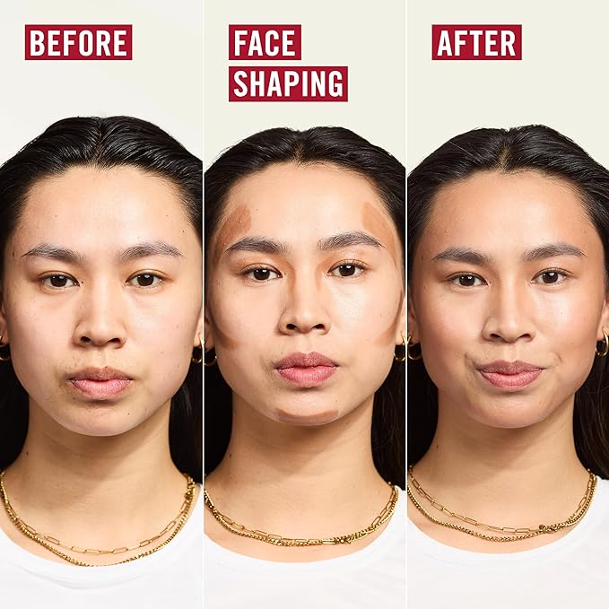Rimmel Multi Tasker 3 in 1 Bronzing Stick, 003 Tan, Sculpted and Bronzed Glow, All-Day Wear, Sheer and Dewy Finish, Infused with Vitamin C & E, Vegan Formula, Cruelty-Free