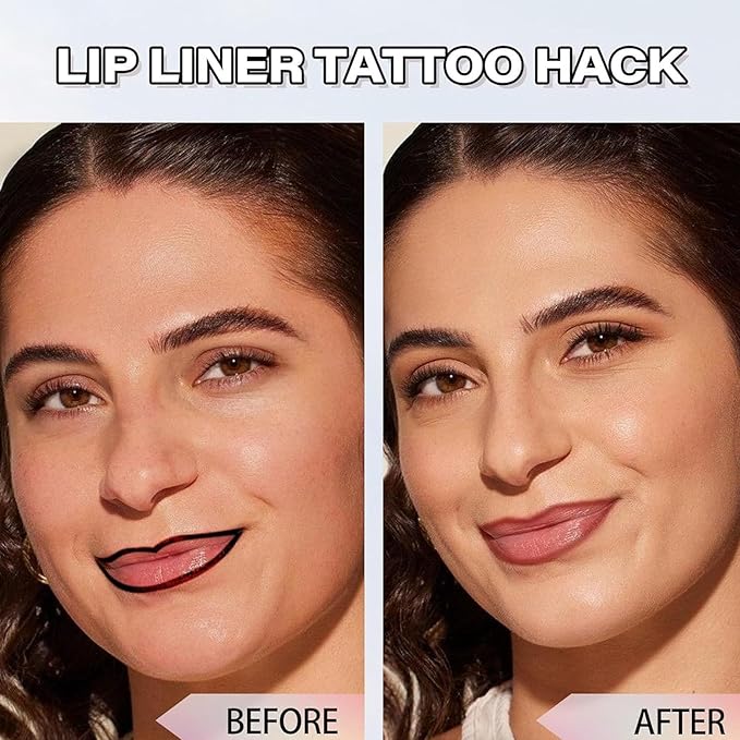 3 PCS Peel Off Lip Liner, Long Wear Tattoo Lip Stain Peel Off, Matte Finish, Long Lasting, Waterproof Peel off Lip Liner Stain (1#2#3#, M)