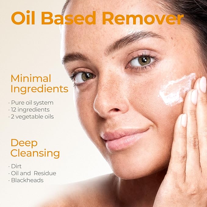 Makeup Remover Balm Hydrating Deep Cleansing Balm, Dissolves Waterproof Make Up, Gentle Oil Based cleanser for Face with Spatula, Makeup Removing for All Skin Types, 85 g/3 oz