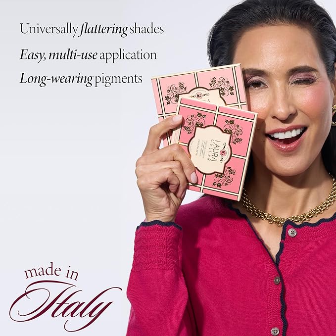 LAURA GELLER NEW YORK Party in a Palette, Ready to Jetset! + Baked Balance-n-Brighten Powder Foundation, Deep