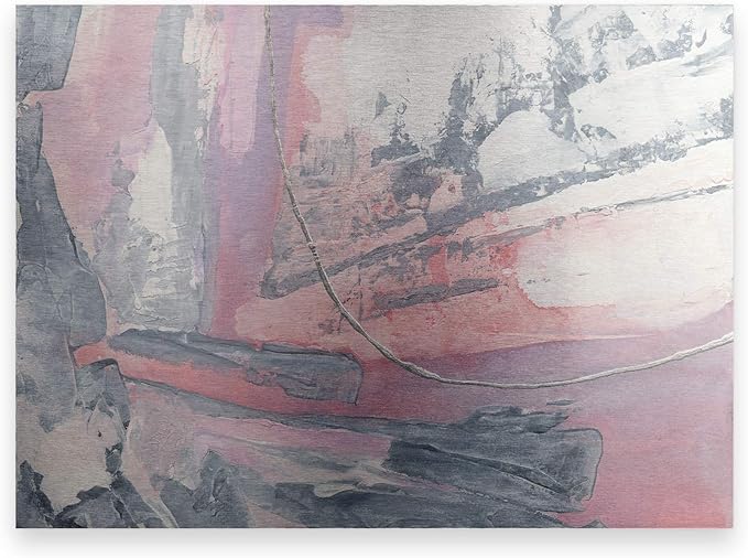 Trademark Fine Art Whitewashed Blush I by Chris Paschke, Metal Art 16x22, Multi-Color