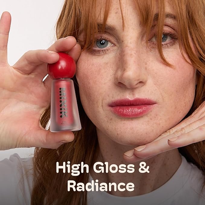 MIXIK Juicy Lip Tint, Hydrating Water-Based Lip Stain and Gloss that feels light and fresh for Dewy and Radiant lips, Formulated with Blue Agave Extract for long lasting Moisturizing (Spiced Sangria)