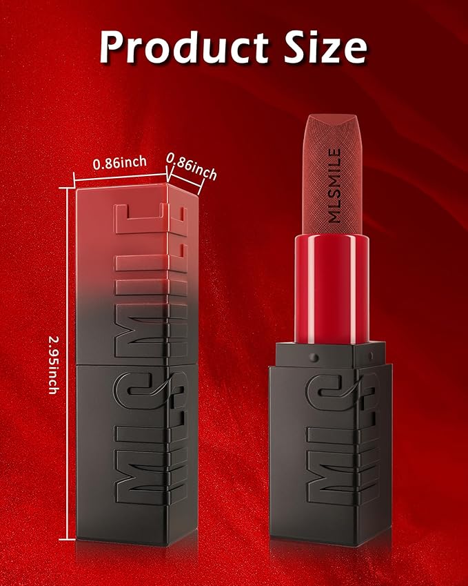 Matte Lipstick Nude Pink, Nude Matte Lipstick Long-Lasting Lip Makeup Waterproof Smudge Proof for Women,Silky Velvet Moisturizing Lip Stick High Impact Lip Color Lip Gloss Balm Gift for Girls-02