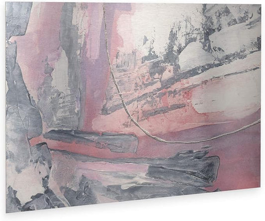 Trademark Fine Art Whitewashed Blush I by Chris Paschke, Metal Art 16x22, Multi-Color