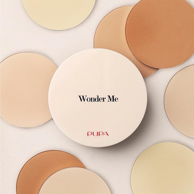 Pupa Milano Wonder Me Powder-no-Powder - Setting Powder Reduces Pores - Makes Skin Texture Smoother and Firmer - Talc Free - 040 Sand - 0.22 oz