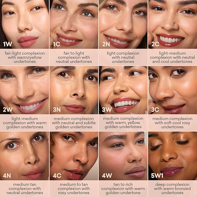 Toty by Sofia Vergara - Ilumina CC Creamy Compact SPF 50+ Mineral Broad Spectrum Sunscreen for Face - Tinted Blurring Balm SPF- Matte, Light Coverage - Water & Sweat Resistant - All Skin Types - 4W
