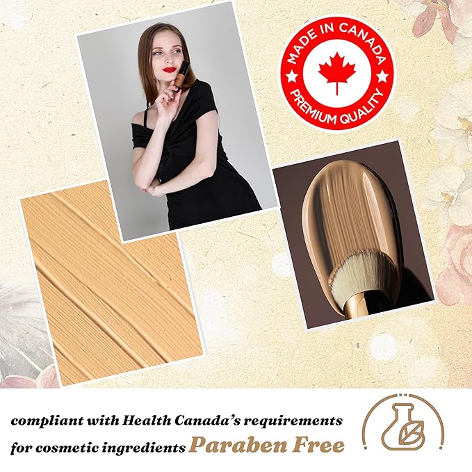 EQUALITY HI-DEF Foundation, Water resistant, Medium to Full coverage, Dewy finish non-matt, 12 hour wear Shine control, Cruelty Free, Paraben Free, 18ml/0.61 US Fl Oz - C45