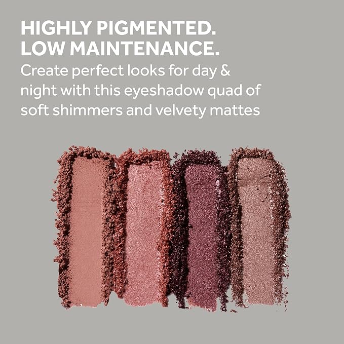 No7 Pro Artist Eyeshadow Palette - High-Pigment Eye Makeup with a Lasting Finish & Blendable Formula - Includes Matte & Shimmer Eyeshadow to Create Versatile Looks - Round of Applause (0.25 oz)