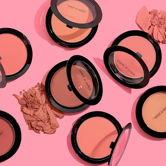 wet n wild Color Icon Blush, Effortless Matte Natural Sheer Glow & Seamless Blend, Luxuriously Infused Smooth Jojoba Oil, Cruelty-Free & Vegan - Naked Brown