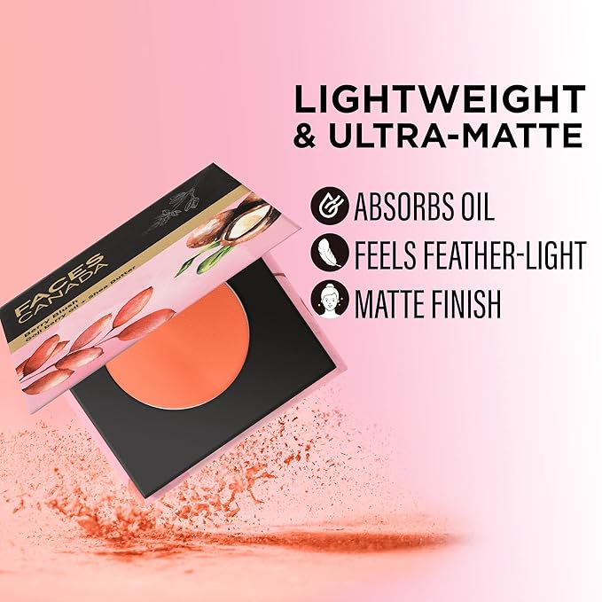Berry Blush - Love Vibes Only 03 | Lightweight Long Lasting Matte Finish | with Shea Butter Vitamin A & C | Blendable & Buildable Coverage | 0.14 Oz/4g