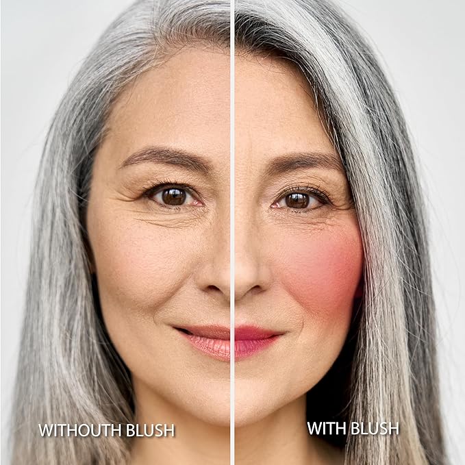 MB Cream Blush for Mature Skin, Cheek Color Stick for Older Women with Long-Lasting Glow, Lightweight Age Defying Formula (0.32 oz) by Avantic Beauty, Camila