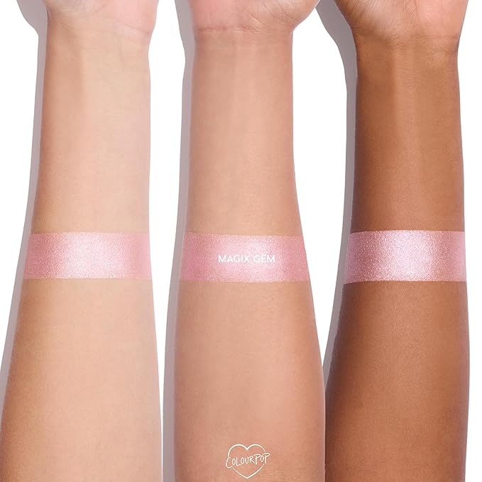 ColourPop Super Shock Highlighter Makeup - High-Pigment, Crème-Powder Face Makeup - Buildable & Blendable Formula with a Unique Bouncy Texture - Magix Gem (0.15 oz)