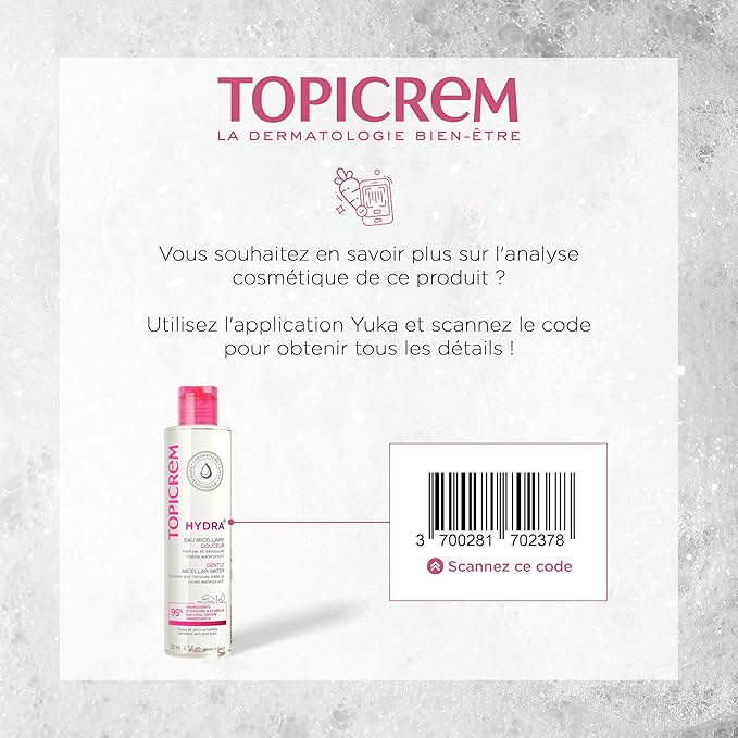 Topicrem Essentials Gentle Cleansing Water Face & Eyes 200 Ml