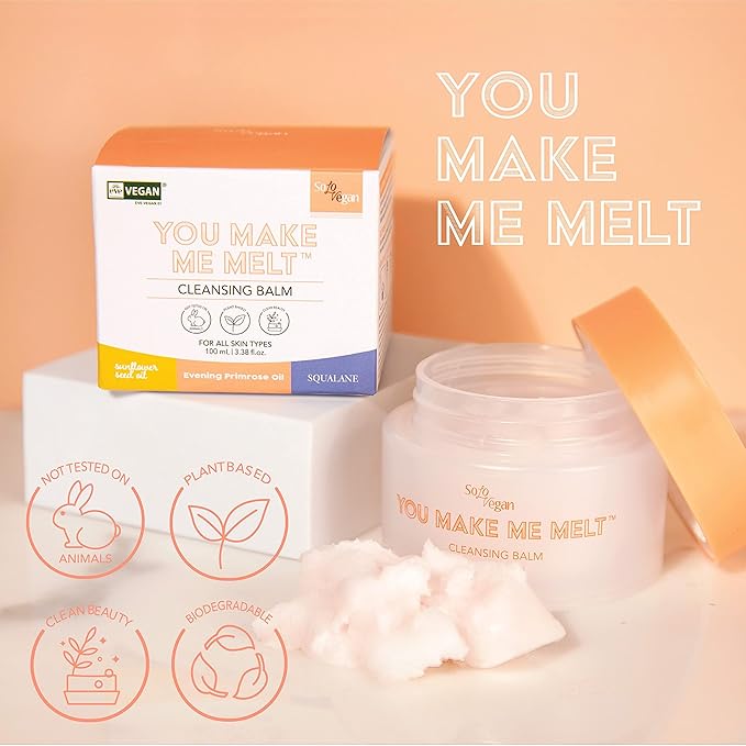 You Make Me Melt Cleansing Balm, Waterproof Makeup Remover, Face Cleanser, Oil Based Cleanser, Korean Skincare