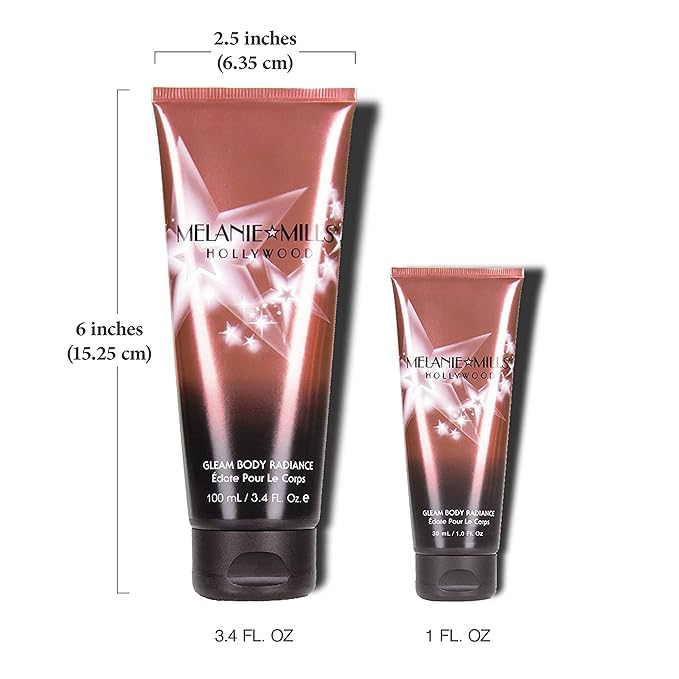 Gleam Body Radiance All In One Makeup, Moisturizer & Glow For Face & Body - Disco Gold, 3.4 fl.oz.