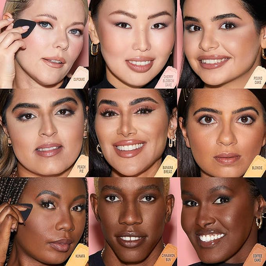 HUDA BEAUTY Easy Bake and Snatch Pressed Talc-Free Brightening and Setting Powder Coffee Cake