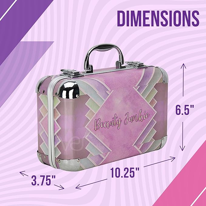 Ver Beauty Starter Carry-All Teen Makeup Kit Gift Set, Pink, 1 Count