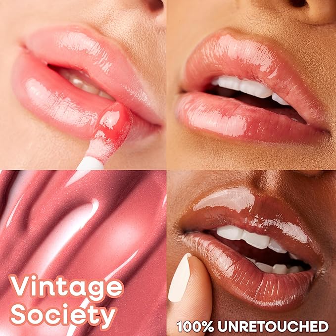 wet n wild Lip Oil - Lightweight, Non-Sticky, Hydrating & Nourishing Formula with 7 Conditioning Oils, Vegan & Cruelty-Free - Vintage Society