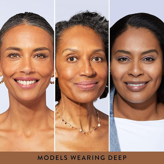 LAURA GELLER NEW YORK Baked Starter Kit: Baked Balance-n-Brighten Powder Foundation, Deep and Best of the Best Palette Blush Bronzer Highlighter Eyeshadow and Retractable Kabuki Brush