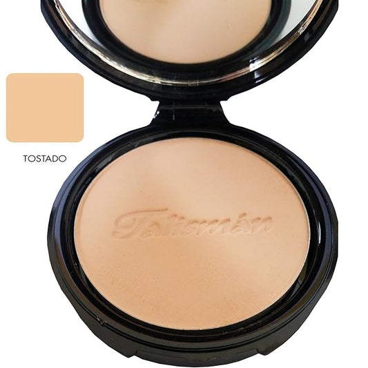 Talisman Cream Powder Natural .45 Oz. With Mirror-Polvo Crema Compacto Con Espej (Tostado)