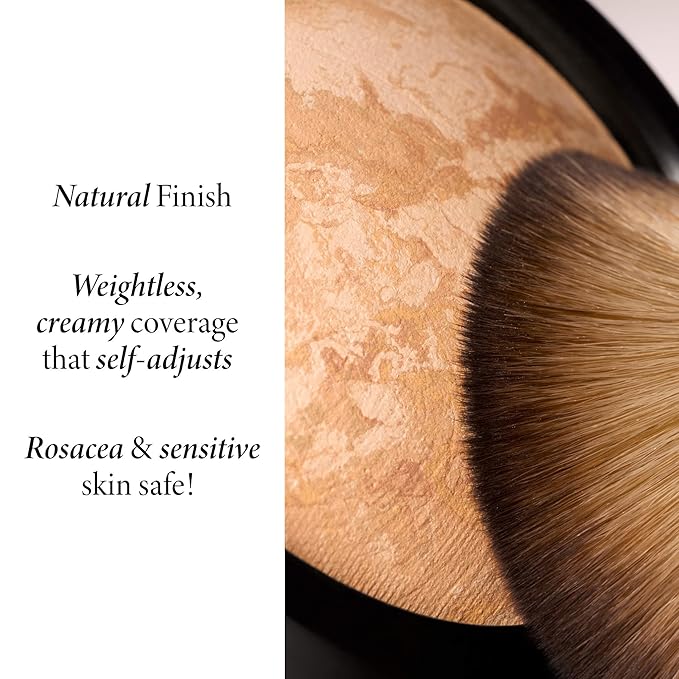 LAURA GELLER NEW YORK Award-Winning Baked Balance-n-Brighten To Go Travel Size Color Correcting Powder Foundation - Golden Medium - Buildable Light to Medium Coverage - Demi-Matte Natural