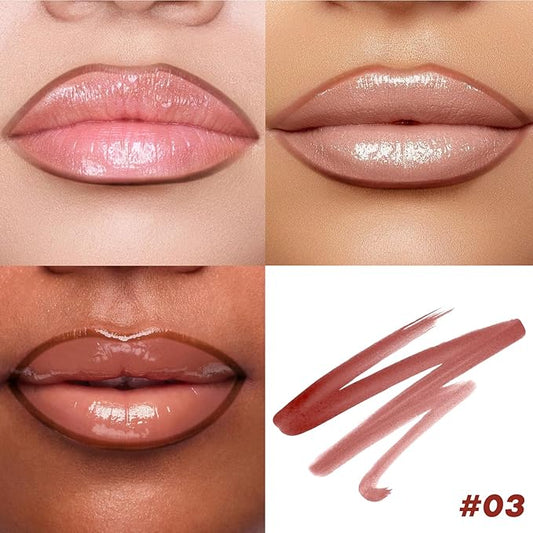 Lip Stain Peel Off, Red Lip Liner Stain Peel Off Tattoo Matte Lip-tint, Long Lasting, Waterproof, Transfer-proof, Moisturizing, Easy to Use, Highly Pigmented Color for All Skin Types (#03)