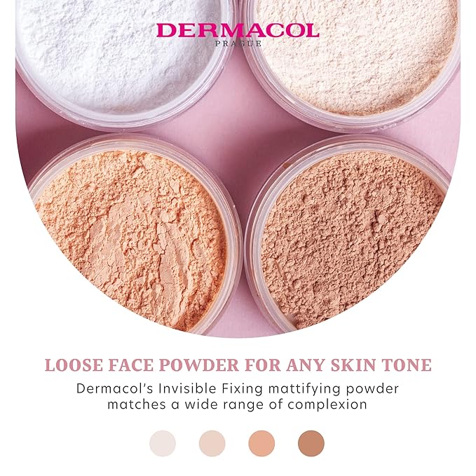 Dermacol Invisible Fixing Powder Color Natural