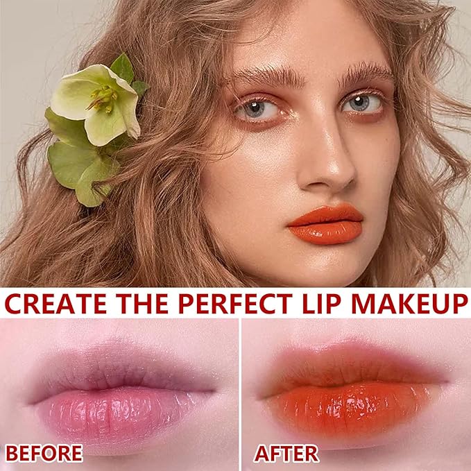 Lip Tint Stain Set,Mini Velvet Lip Tint Watery Lip Stain Long Lasting Waterproof Moisturizing Lip & Cheek Tint,Hydrating,Natural Glossy Liquid Lipstick Lip Gloss Kits for Women (set G)