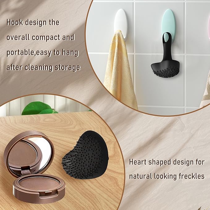 EKIND Freckle Stamp, Silicone Freckle Pen for a Natural Simulated Freckle Look, Freckle Makeup Aids (Black)