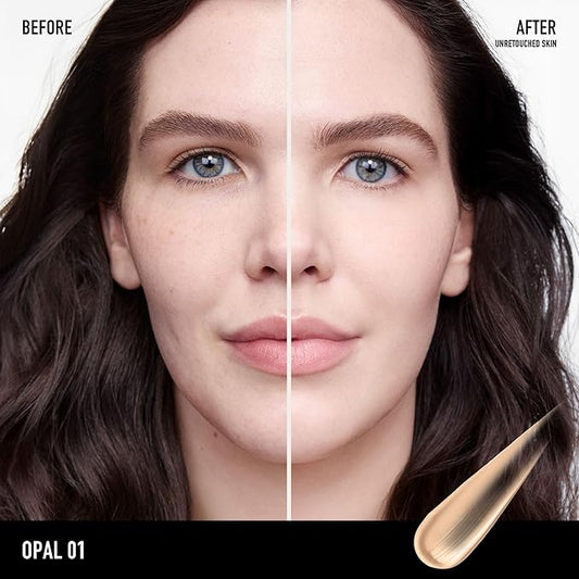 bareMinerals Complexion Rescue Tinted Moisturizer for Face with SPF 30, Vegan Tinted Mineral Sunscreen with Hyaluronic Acid, Mini Size, Opal 01