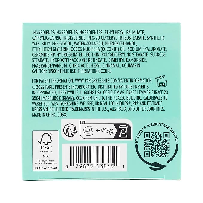 Real Techniques Real Clean Collection Bundle, XL Makeup Removing Wipes, Face Erase Makeup Removing Balm, In-The-Clear Eye Makeup Remover, Reusable Makeup-Removing Pads, Gently Removes Makeup, 4 Items