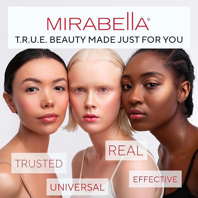 Mirabella Sculpt Duo Powder Bronzer & Contour Palette, Blendable, Lightweight Mineral Bronzer and Contour Makeup Powders Offer Flawless, Buildable Color in Matte & Glowy Shades, Lovestruck/Destiny