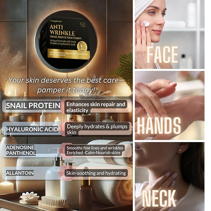 LL Supplement Anti-Wrinkle Hand, Neck & Face Cream