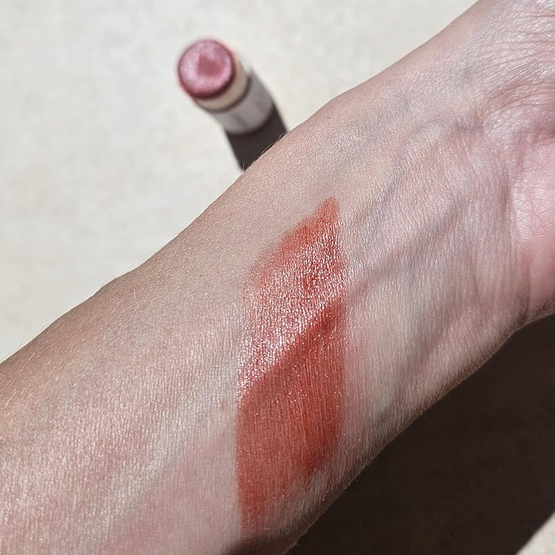 Organic Lip Stain | Vegan + Cruelty Free | Long Lasting, Toxic Free | 2 Colors "Fig" or "Pomegranate, .30 oz (Pomegranate), River Organics Zero Waste Makeup
